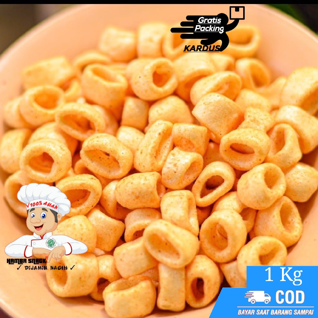 

[1Kg] MAKARONI MICRO / SNACK TERMURAH - JAJANAN JADUL GURIH RENYAH DAN RASA DIJAMIN NAGIH BISA COD