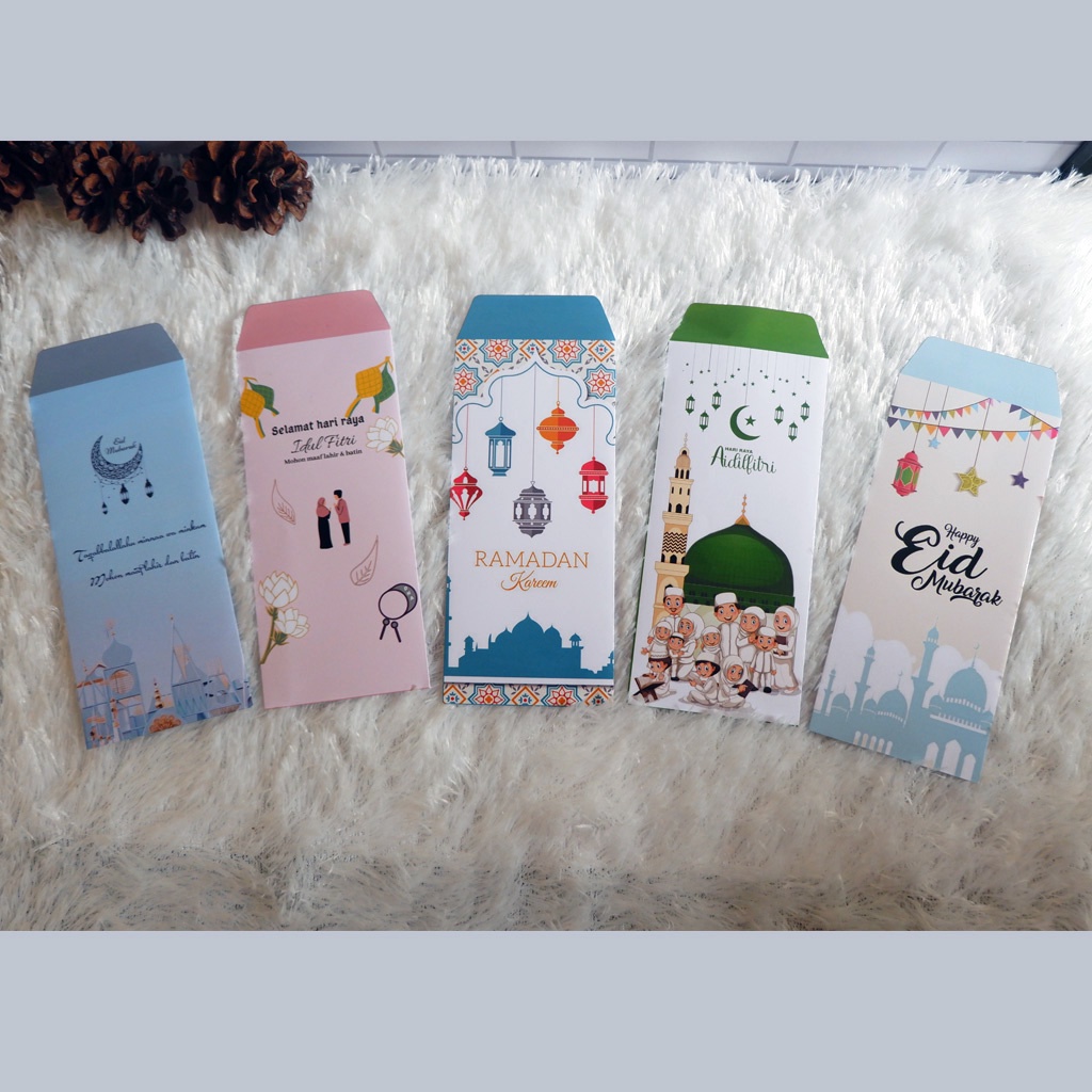 

Amplop Panjang Lebaran Idul Fitri Unik dan Lucu 2025, Gratis Perekat, 1 Pack isi 10 pcs