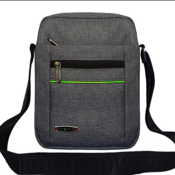 Polo Power Tas Selempang Pria Tas Fashion Pria Tas Hp 1063M original - Grey