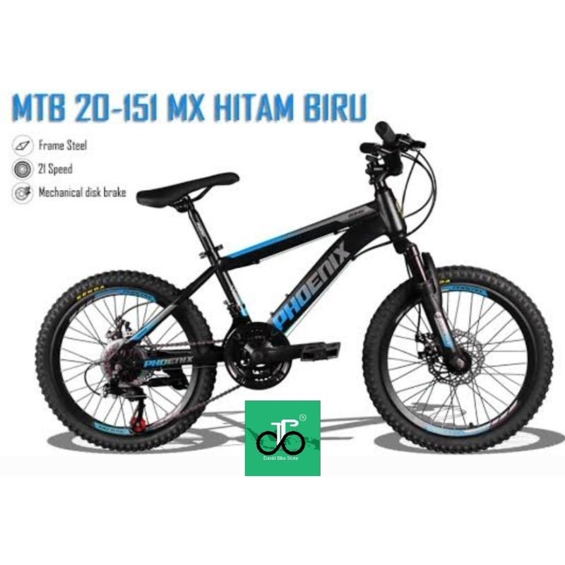 Sepeda MTB 20" Phoenix 151 MX TERBARU