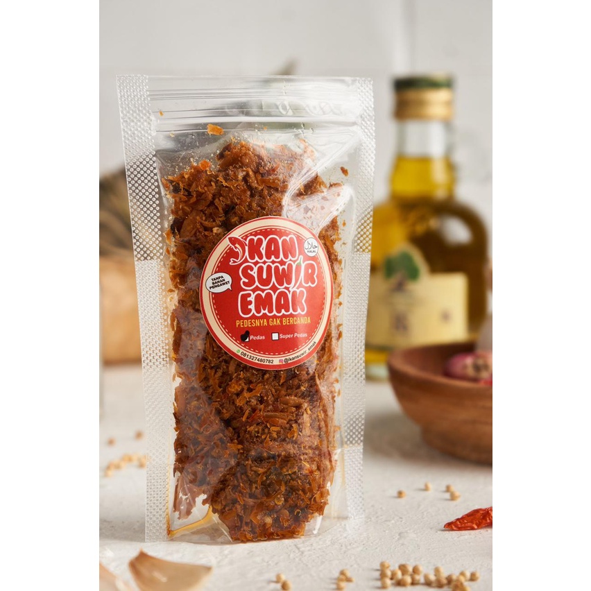 

IKAN (100gr) TUNA SUWIR EMAK ORIGINAL PEDAS DAN SUPER PEDAS