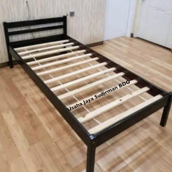/////] Ranjang kayu medium 120x200