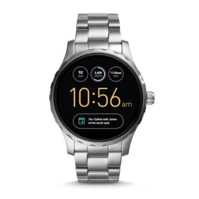 jam fossil smartwatch Q marshal FTW2109 gen 2 stainless steel ori