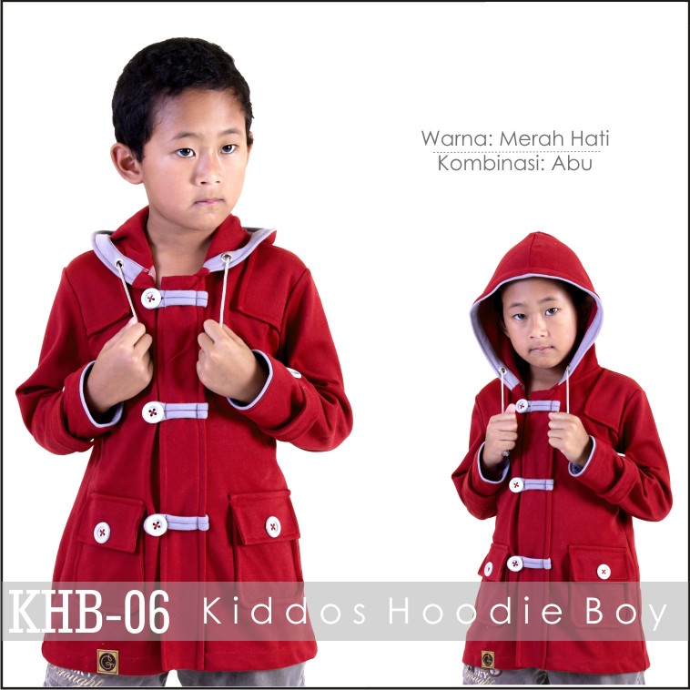 Jaket Anak Laki / Pria Korea Muslimah Hoodie Blazer Ribbon Terbaru Terlaris Korean KHB-06