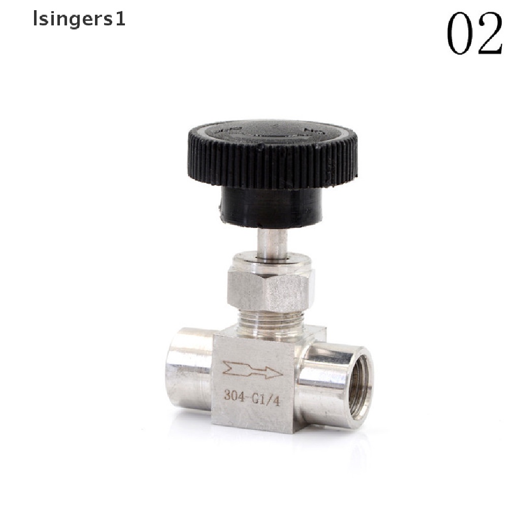 (lsingers1) Katup Kontrol Aliran Air / Gas / Minyak 3 / 8 &quot;BSP Female Bahan Stainless Steel