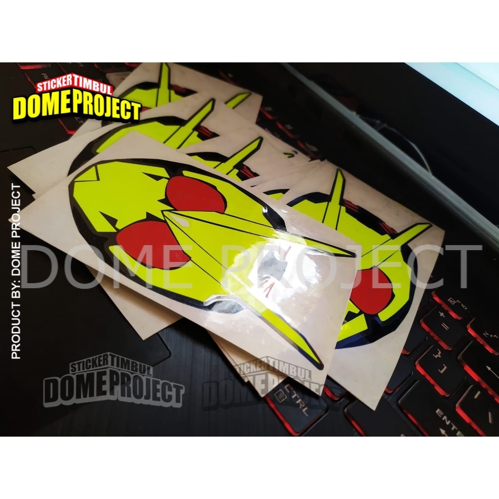 [PROMO BUY 3 GET 1] KAMEN RIDER ZERO ONE STICKER CUTTING STIKER AKSESORIS SEPEDA MOTOR