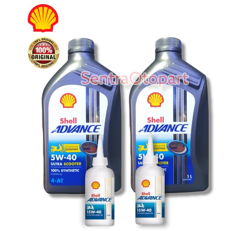 paket oli shell ultra scooter full syntetic untuk xmax x max