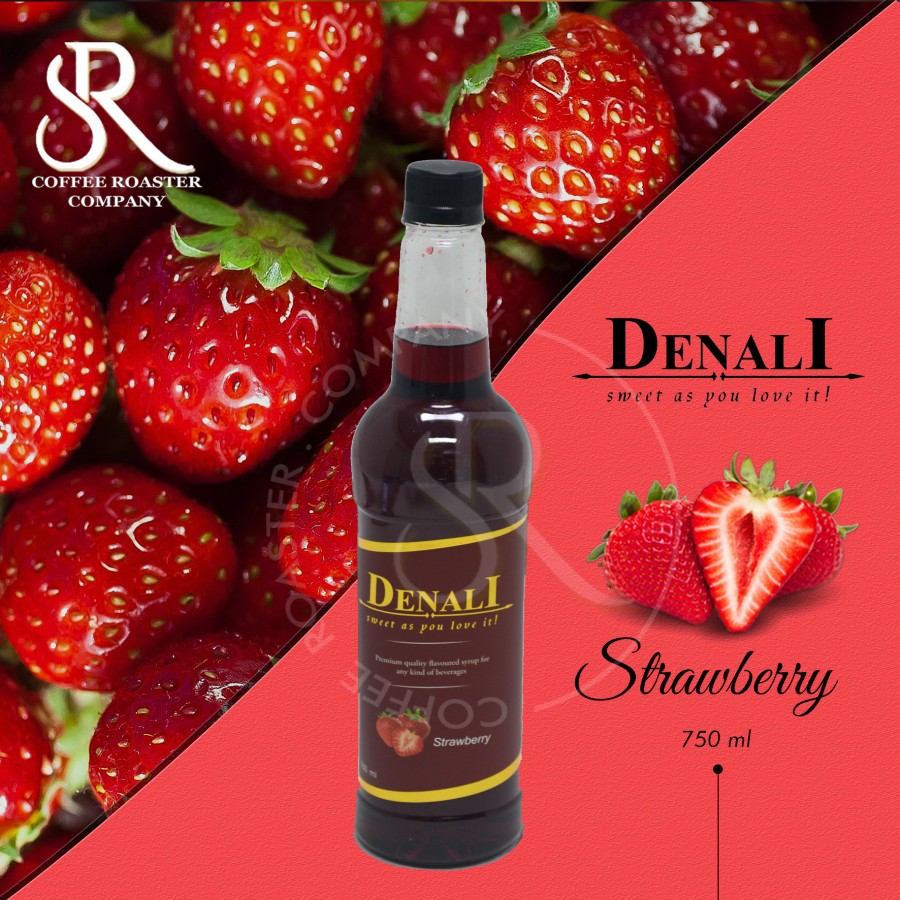 

Denali Syrup Strawberry 750ml (Bukan MONIN_TOFFIN) / Sirup Denali Strawberry