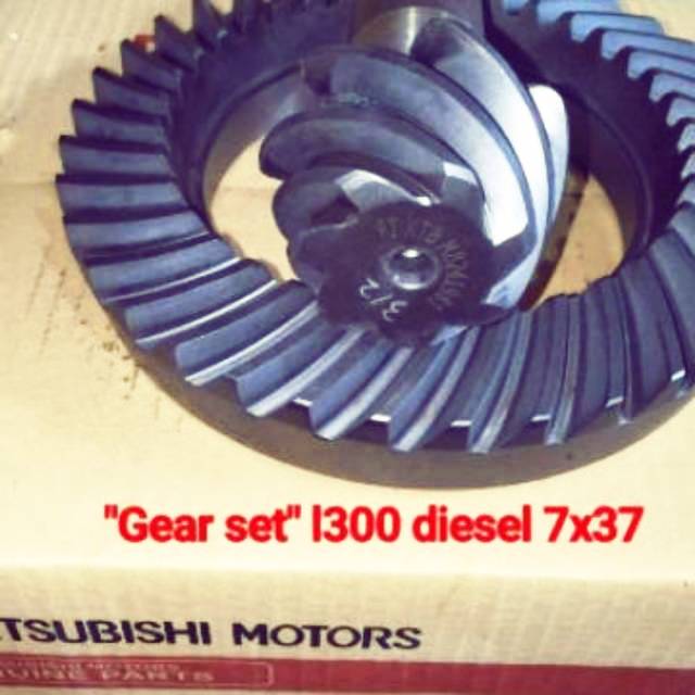 GARDAN GEARSET CROWN WHEEL PINION GIGI NANAS ORI MITSUBISHI L300 DIESEL/SOLAR