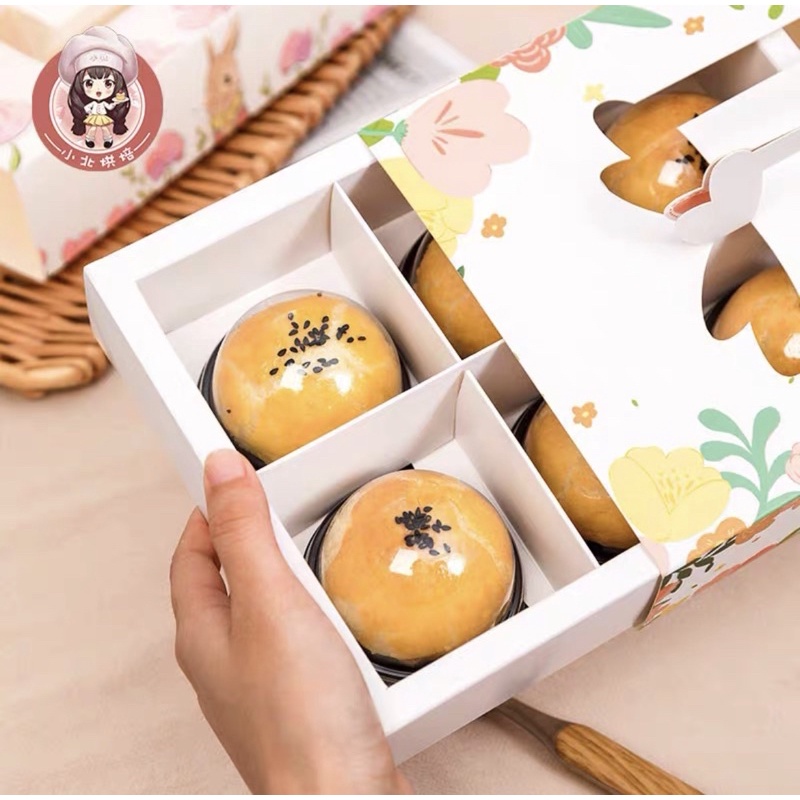 Kotak Kue sekat kue kering cookies box moon cake roti isi PB 15