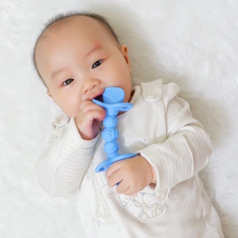 Nuby Baby Dipeez Spoon / Sendok Teether Silikon Bayi