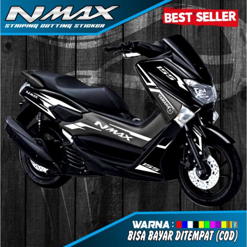 CUTTING STICKER NMAX OLD STIKER NMAX LAMA LIS BODI NMAX  5