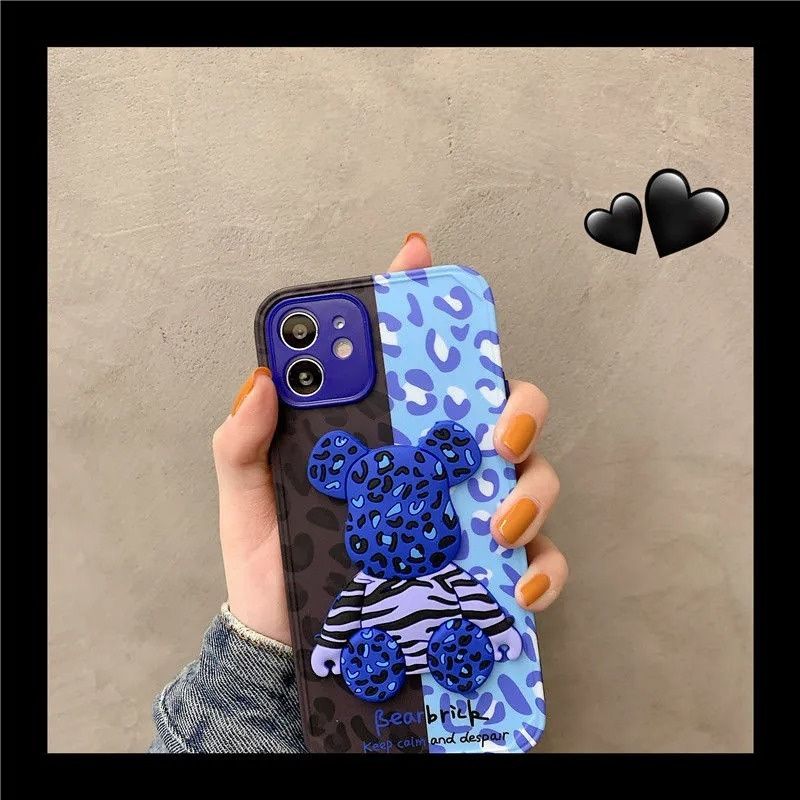 Soft Case Silikon Motif Beruang Untuk Iphone 12 Pro Max 12 11 Pro Max X Xs Max Xr 7 8 Plus Se 2020