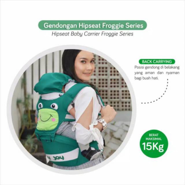 Promo !! PROMO 12.12!!! GENDONGAN HIPSEAT MULTIFUNGSI 4IN1 FROGIE/CHICK SERIES BJG 3035/3036