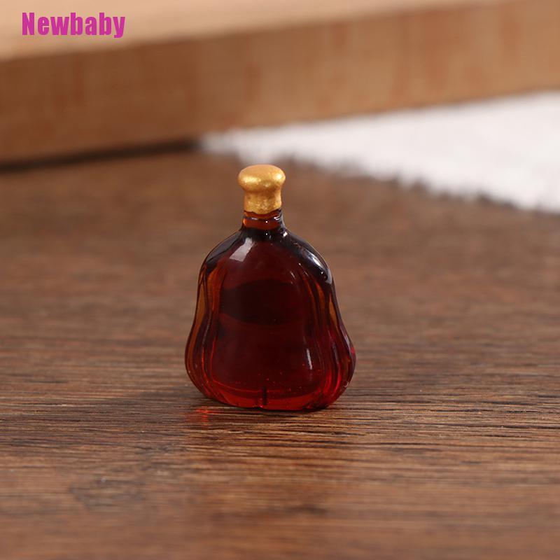 (Newbaby) 10pcs Miniatur Botol Wine Untuk Aksesoris Rumah Boneka/Bermain Peran