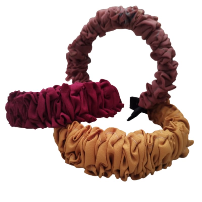 Bando Nagita Premium / Bandana Scrunchie /  Bando Ruffle / Bando Wanita Kekinan (READY 5 WARNA)