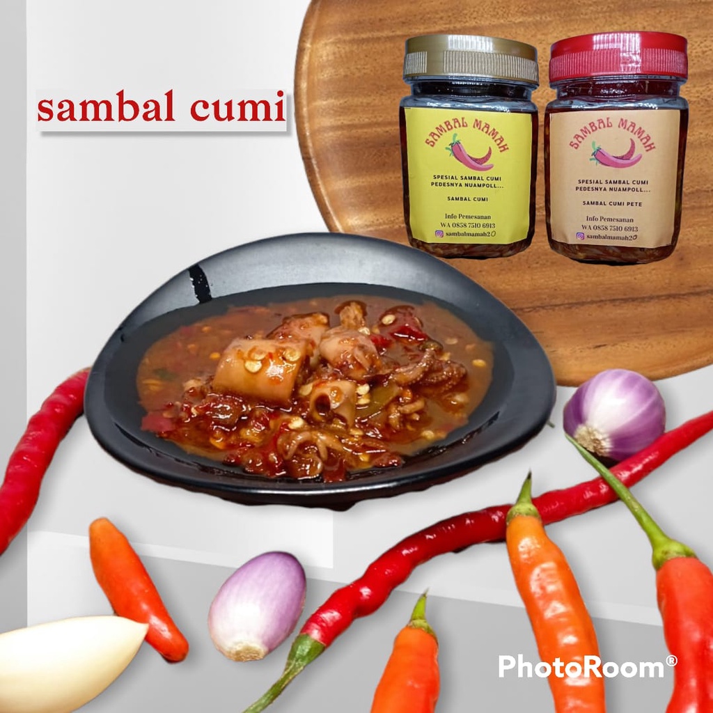 

Sambal Cumi - Sambal Mamah/Sambal Rumahan/Home Made/Pedas Nampol