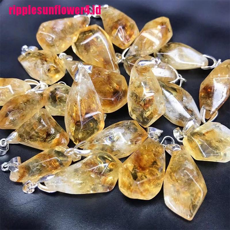 Batu Kristal Enegry Brazil Citrine Natural Untuk Penyembuhan