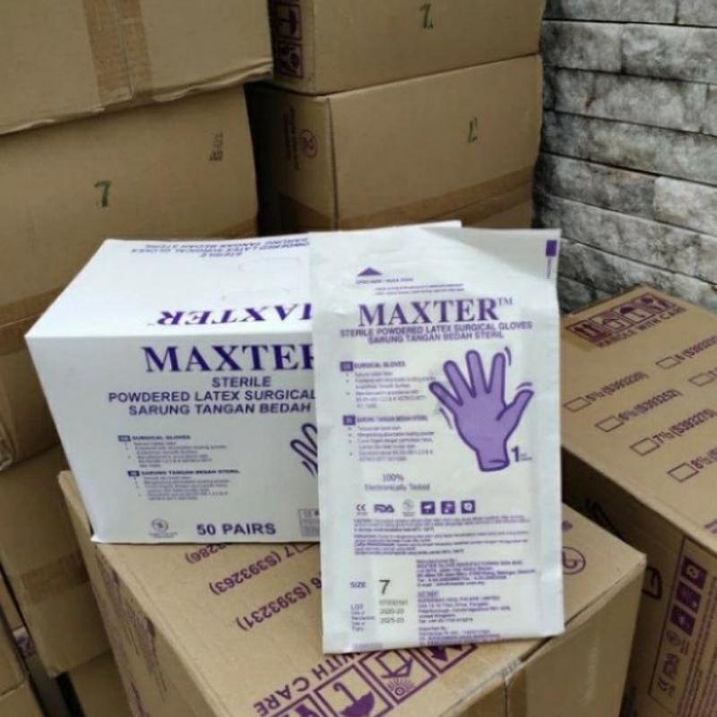 Sarung tangan bedah steril Maxter