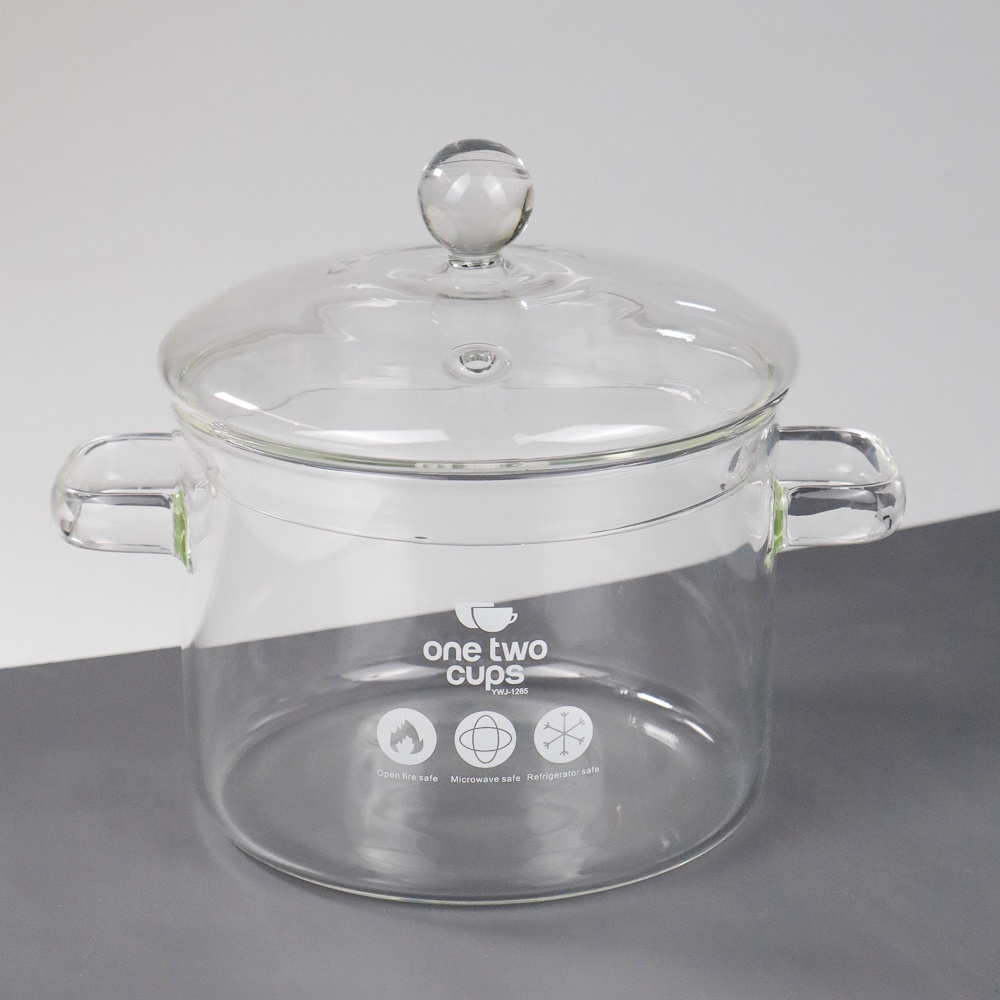 Pot Panci Masak Stewing Soup Pot Borosilicate Glass 15cm - YWJ-1265