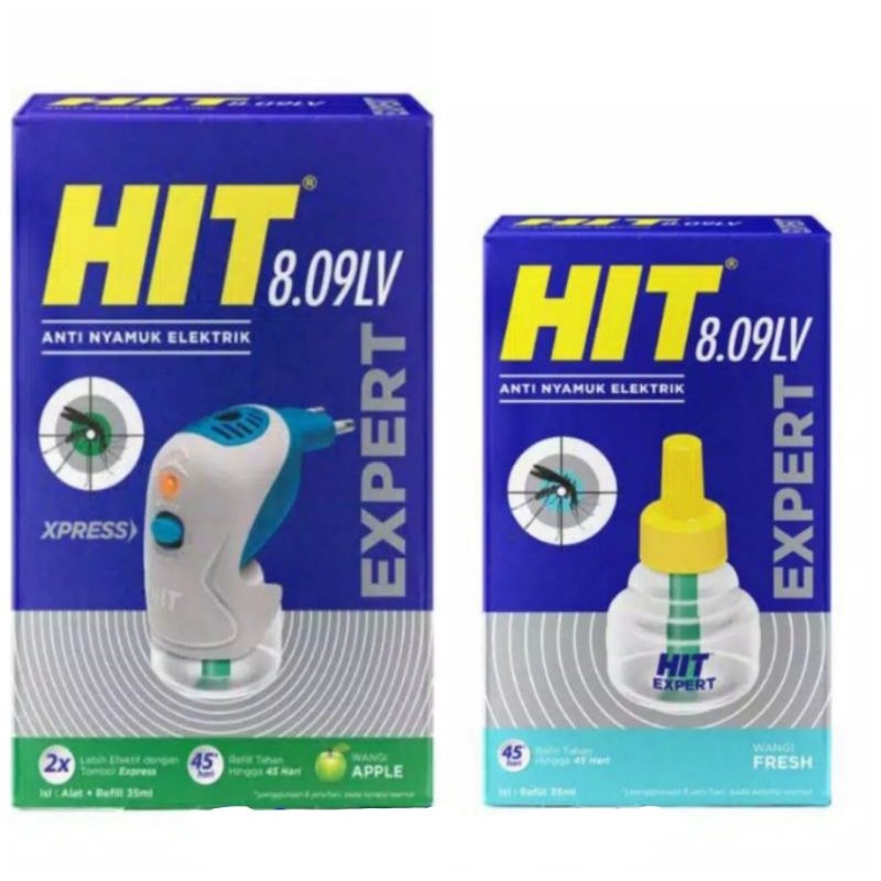 Premium (Mount) Hit Expert Obat Nyamuk Elektrik Alat + Refill (kemasan baru)