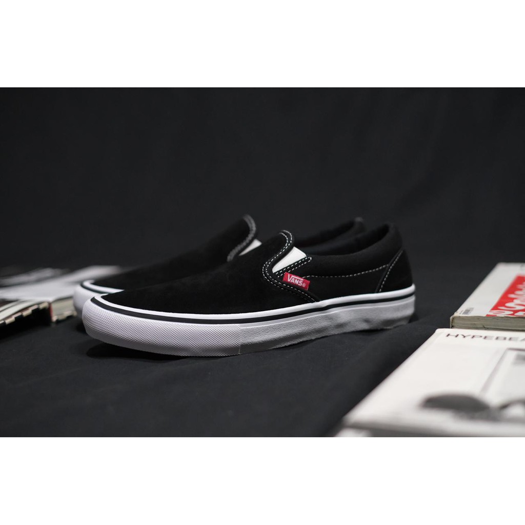 Vans Slip On Pro Black White