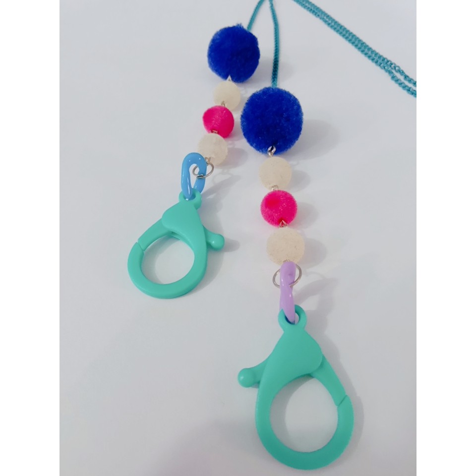 Strap Mask Tali Masker Kalung Masker Pom Pom Mask Strap Tali Masker Strap Mask POMPOM kalung Masker