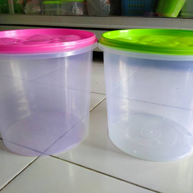 Toples plastik / toples krupuk 10 Liter