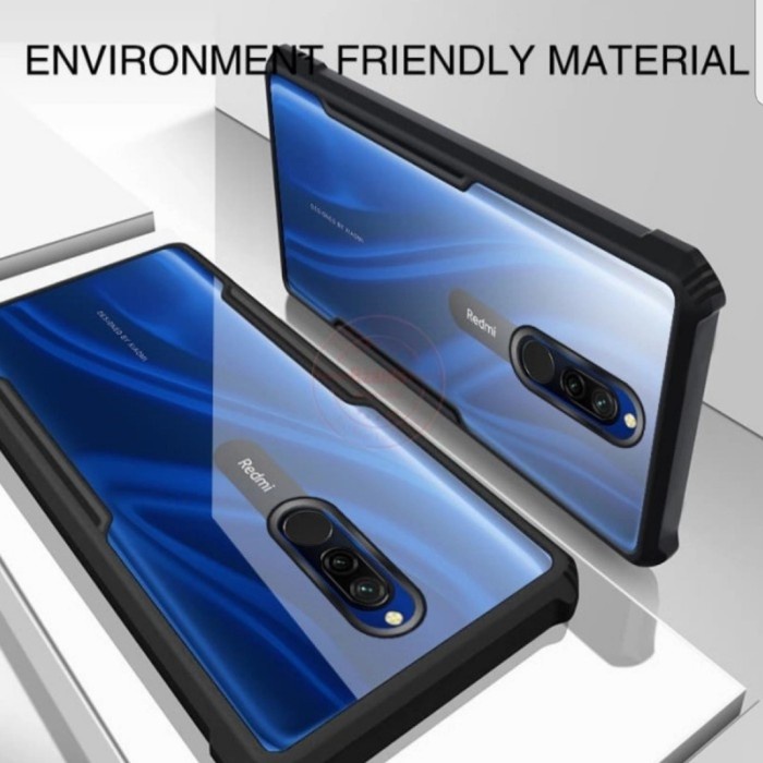 S/P- CASING CASE XIAOMI REDMI 8 SHOCKPROOF ARMOR TRANCASE SPARENT PREMIUM CASE SP