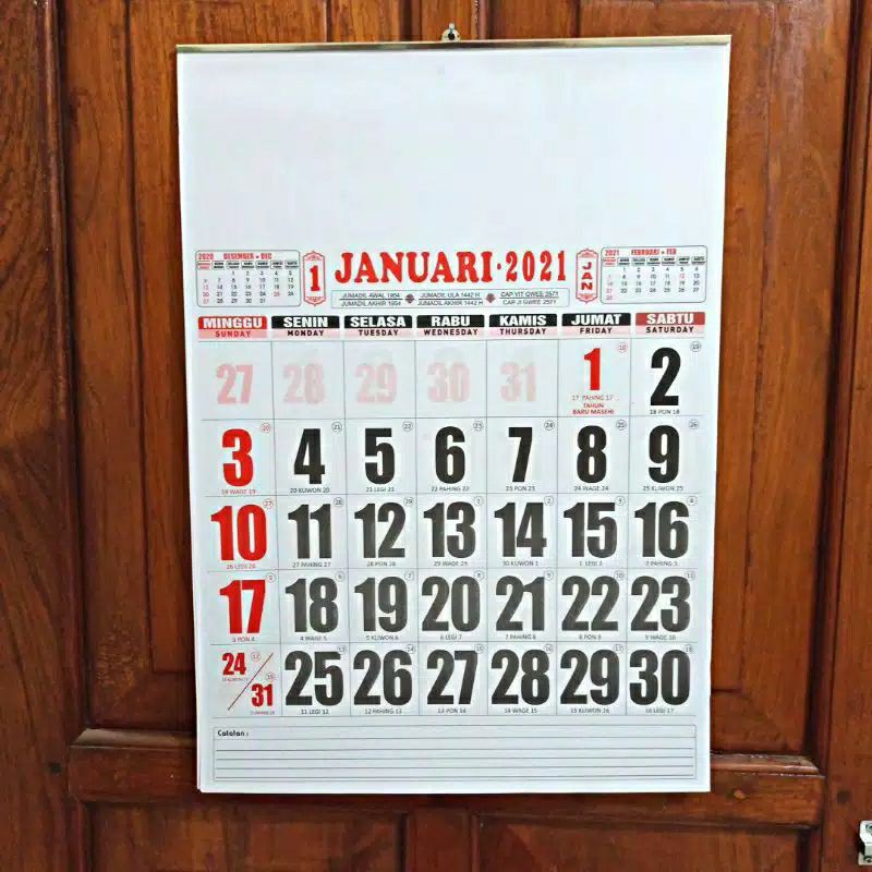 

Kalender 2021 Tembok
