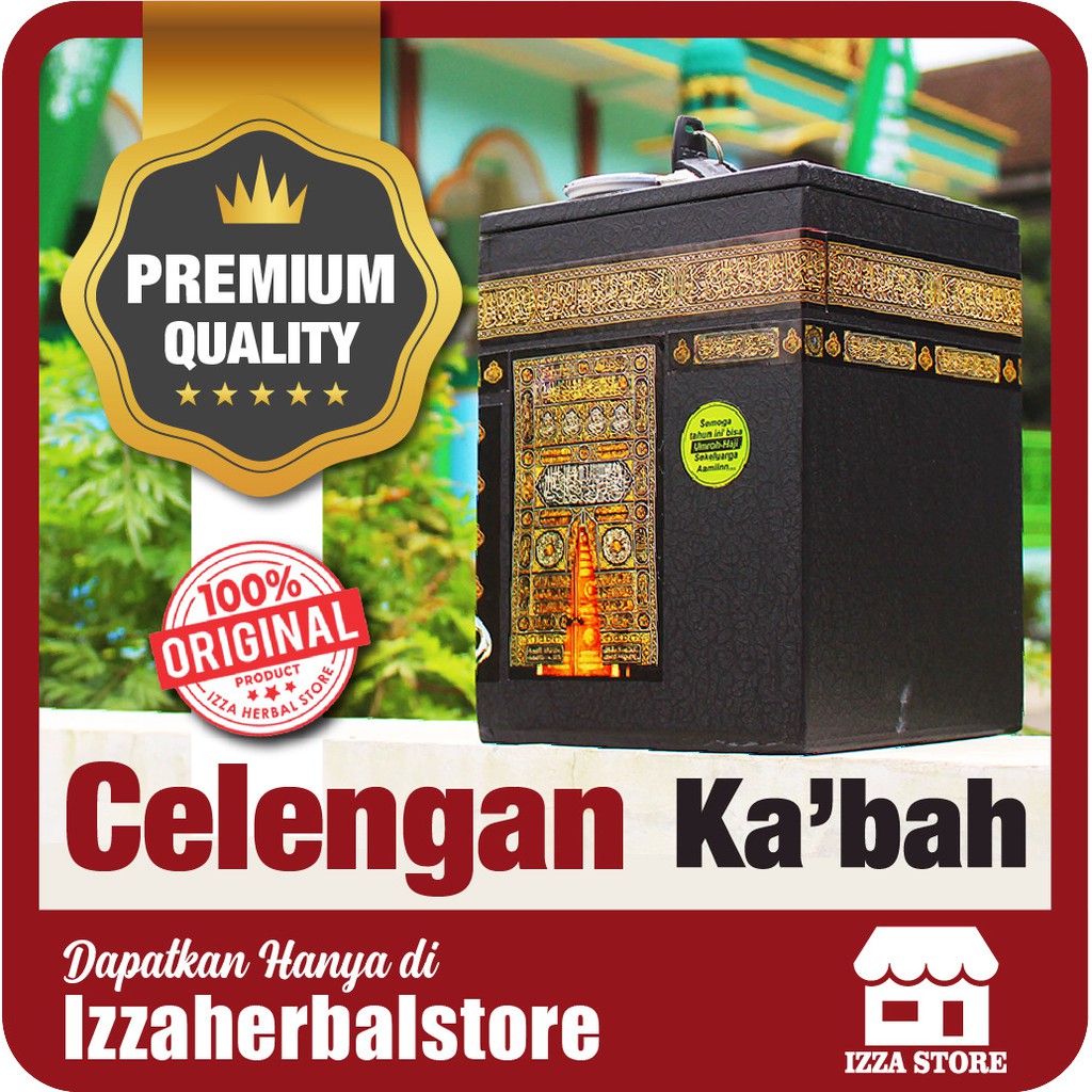 CELENGAN UMROH Celengan Kakbah Souvenir Celengan Kakbah Tabungan Umroh Media Menabung Asik PREMIUM