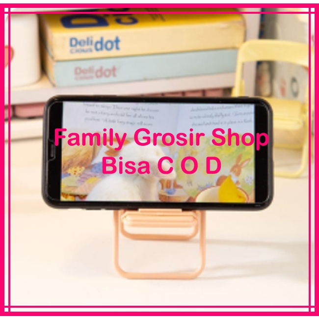 Phone Holder Dudukan HP Bentuk Kursi Lucu Cute Bisa dilipat Dudukan Ponsel