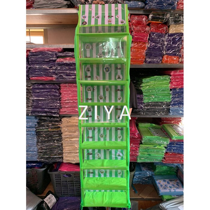 RAK SEPATU JUMBO KARAKTER / RAK GANTUNG KARAKTER JUMBO 9SUSUN FULL RESLETING | RAK SEPATU POLOS | RAK SEPATU GANTUNG | RAK SUSUN DINDING RAK TAS JILBAB RAK SET
