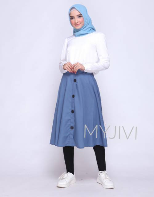 BUTTON SKIRT TOYOBO BY MYJIVI