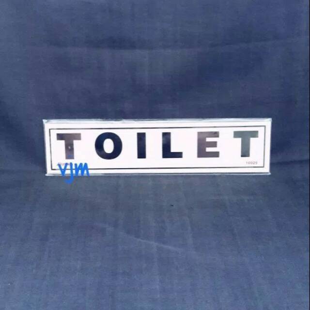 

Sign label akrilik tulisan toilet , papan nama acrylic