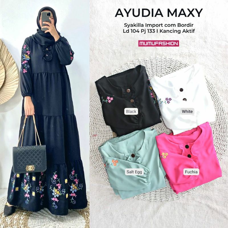 Gamis Katun Bordir Premium