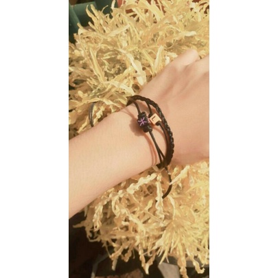 infashionhandmade gelang tali huruf & zodiak / gelang inisial & zodiak