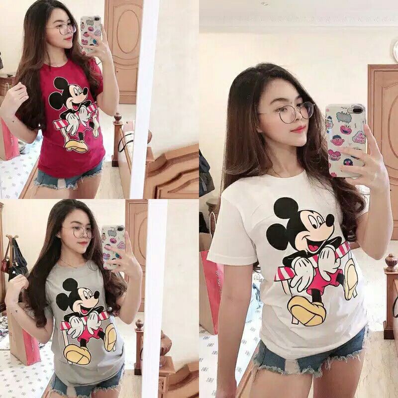 Kaos Mickey Mouse/Baju Atasan Wanita