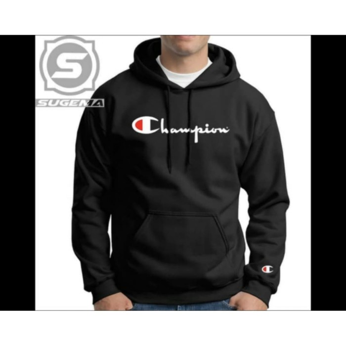 JAKET HOODIE PRIA WANITA CHAMPION FASHION BRANDED GAUL COTTON FLEECE - Putih S MURAH