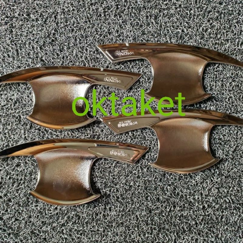 cover outer all new Innova 2016 2018 2021 elegant Hitam Chrome