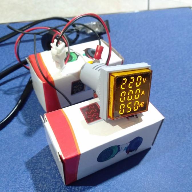 Volt Meter/Amper Meter Digital Ac A+V+Hz 3in1