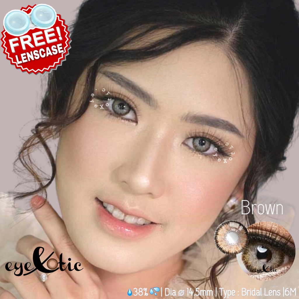 Softlens EOS i-Matake Brown - Soflens COD Instant Tangerang by Eyexotic - Soflen Wedding Bridal MUA