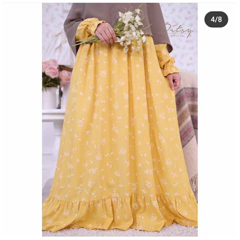 vaia yellow ditsy Juni 2022