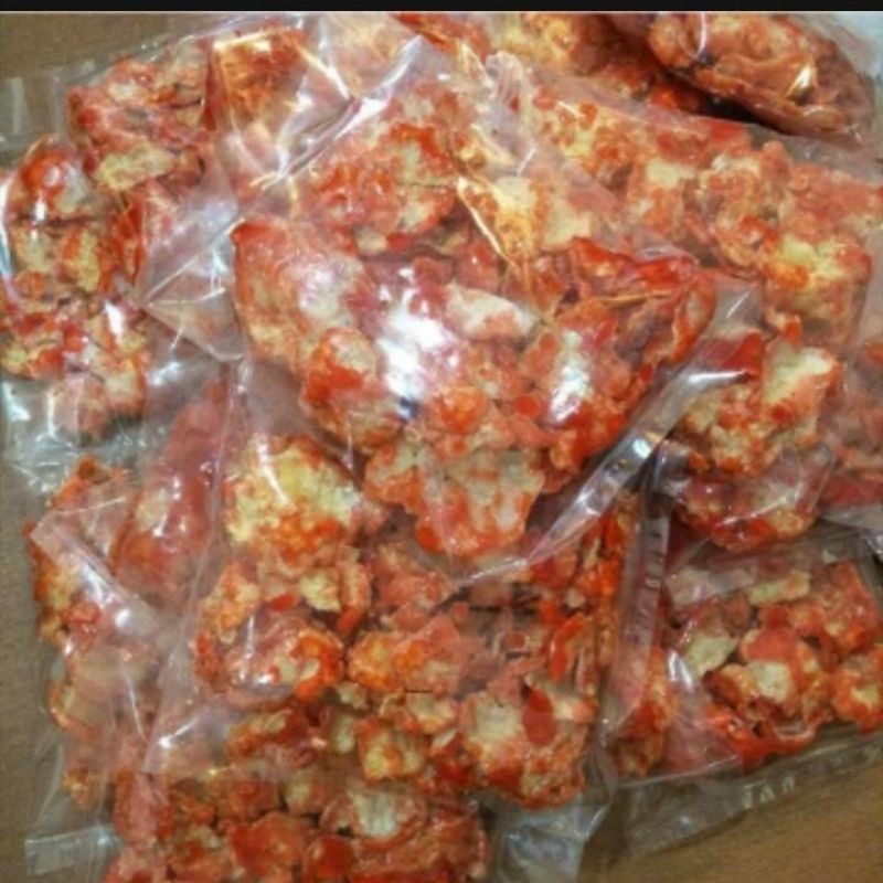 

KERIPIK EMPING BALADO PEDAS HALAL GURIH / SNACK /KERUPUK / CEMILAN