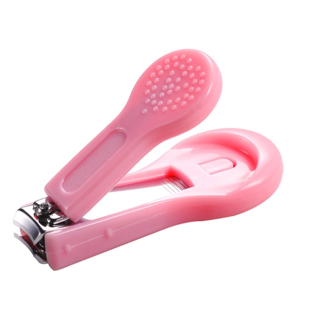 Gunting Kuku Bayi Design Sangat Imut Aman dan Safety Tanpa Tutup / Baby Nail Clipper Import