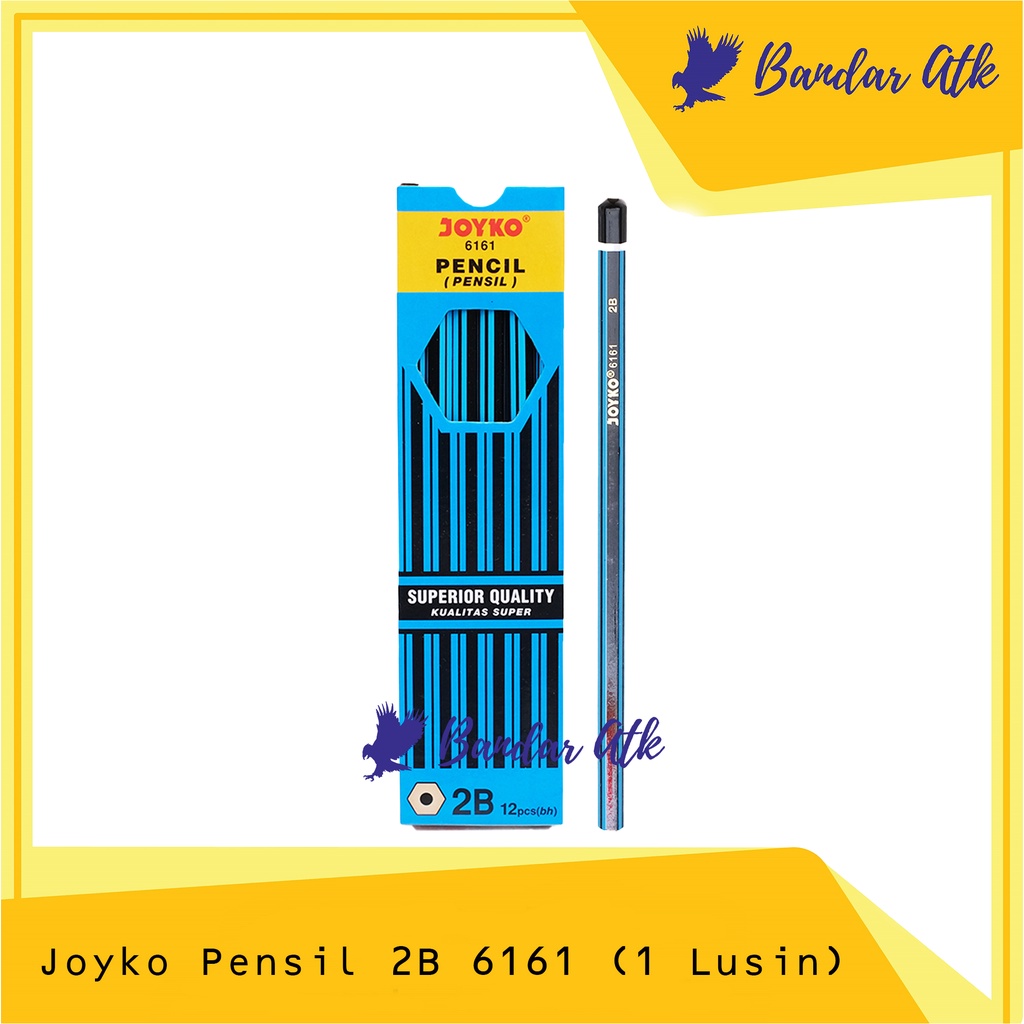 

PENSIL KAYU 2B JOYKO 6161 [1 LUSIN]