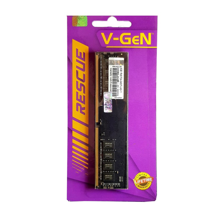 RAM DDR4 V-GeN RESCUE 8GB PC19200/2400Mhz Long Dimm (Memory PC VGEN)