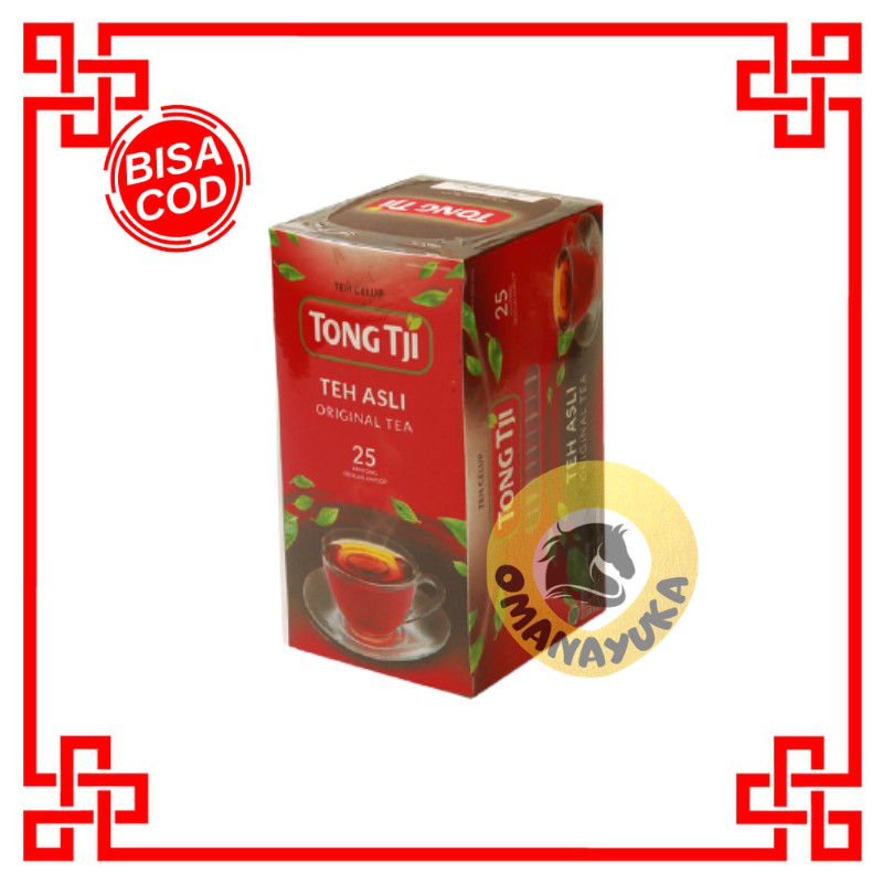 

Tong Tji Original Tea 1 pack isi 50 gram ( Tea Bag/ Teh Celup dgn Amplop )