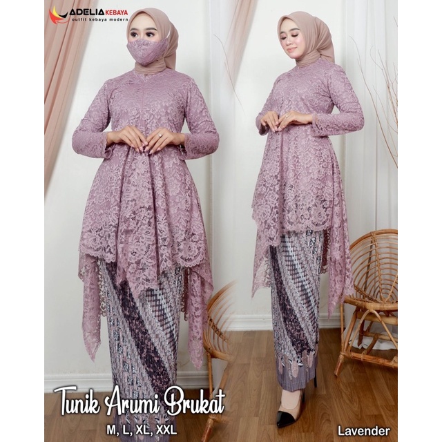 SET TUNIK ARUMI BURKAT/KEBAYA/KEBAYA KONDANGAN/KEBAYA PESTA/KEBAYA WISUDA/KEBAYA LAMARAN/KEBAYA SET
