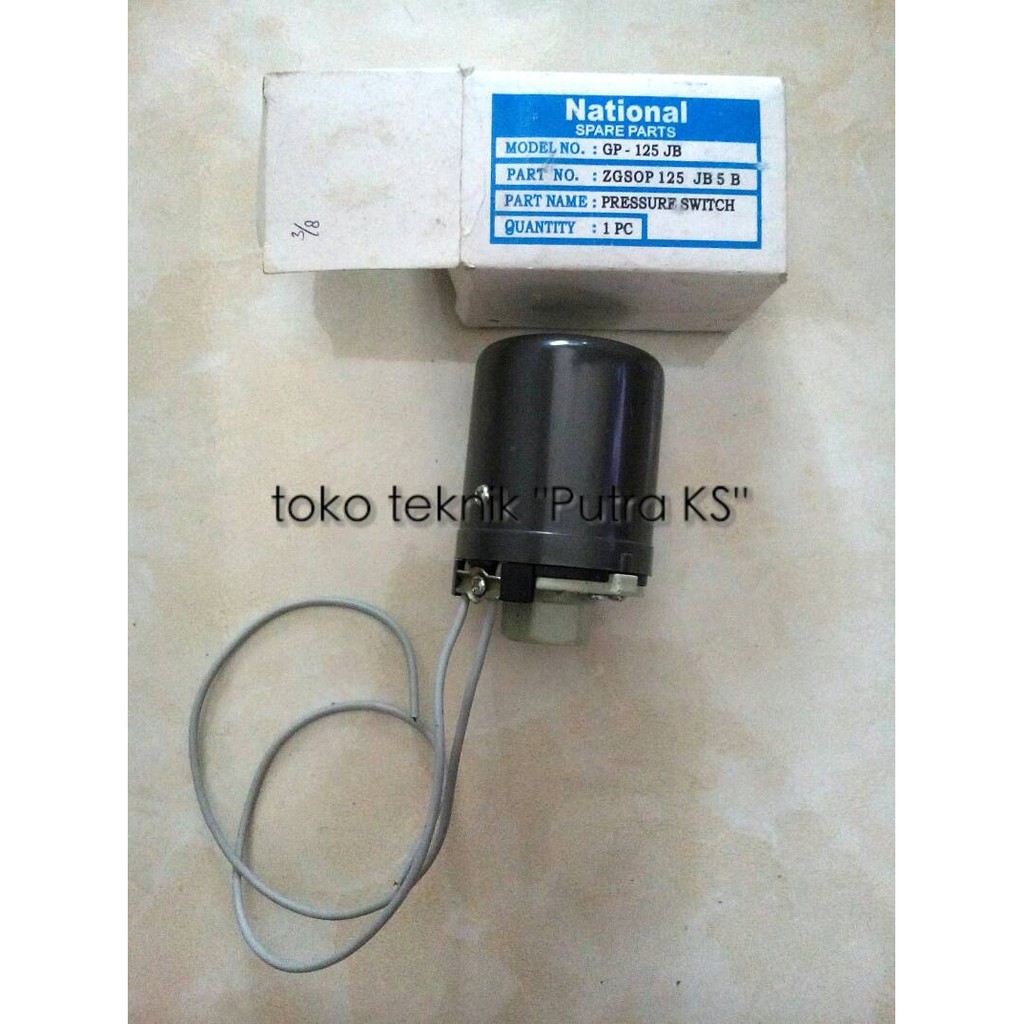 Pressure Switch GP-125 JB National / Otomatis Pompa